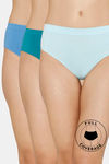 Zivame Medium Rise Full Coverage No Visible Panty Line Hipster (Pack of 3) - Multicolor — thumbnail 1